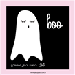 Stickers cuad. Pink Ghost 16u Pers